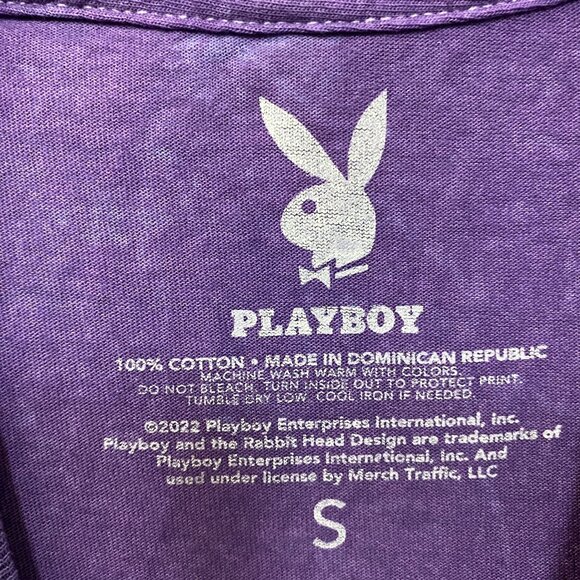 Playboy Logo retro Vtg Wash Size Small - Picture 5 of 5